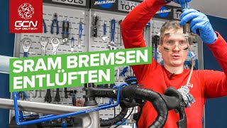 Wie man hydraulische SRAM Bremsen entlüftet [upl. by Blancha]