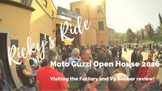 Moto Guzzi Open House  Visiting the Factory and V9 Bobber Review ITAENG [upl. by Esorylime]