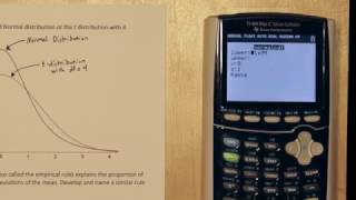 Comparing the Normal and T Distribution [upl. by Wallache]