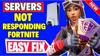 How to Fix Servers Not Responding on Fortnite PS5 [upl. by Selassie]