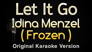 Let It Go  FROZEN Idina Menzel Karaoke Songs With Lyrics  Original Key [upl. by Ecadnak]