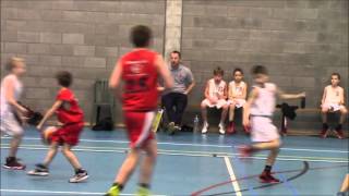 Basketwedstrijd benjamins A Houtem  Wezenvrienden 13022016 [upl. by Vigor]