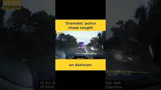 Dramatic police chase caught on dashcam [upl. by Anana]