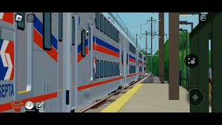 SEPTA CRRC Multilevel leaving Bristol [upl. by Hayden]