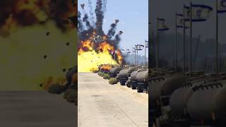 Iranian New Combat F15 Strike Eagle Blows Up Israeli Military Oil Tankers Base Gta5 [upl. by Navonoj]