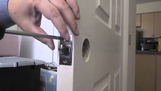 Unboxing amp installing a keyed entry door knob ASMR [upl. by Ardnaxela]