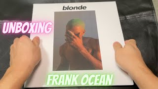 Frank Ocean  Blonde Vinyl Unboxing [upl. by Eentruoc]