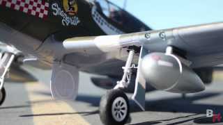 P51B Mustang V7 FMS BlitzRCworks Flight Review in HD [upl. by Morentz]