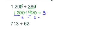 Compatible Numbers in Division [upl. by Ellennahs656]