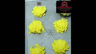 Homemade biskut semperit Custard Cookies Deepavali special recipe food palagaram [upl. by Nissy]