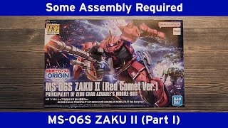 Gunpla Building  MS06S Zaku II [upl. by Terrilyn]