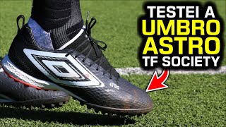 PROBLEMA RESOLVIDO 👀  Teste chuteira society Umbro Astro TF [upl. by Adao343]