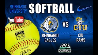 Reinhardt Softball vs CIU Game TWO  6 pm 452024 [upl. by Sallie]