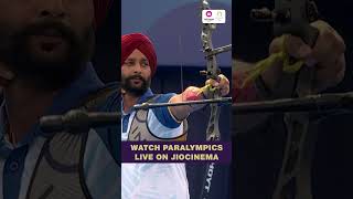 Harvinder Singh is into the round of 16  Paralympics Archery Highlights  JioCinema [upl. by Rotow]