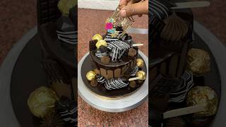 Chocolate ice cream stick cake decoration ideas chocolatecake chocolate shortsfeed shorts [upl. by Reid120]