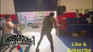 Derrick Take it to the bankWebster exclusive light work on the heavy bag… [upl. by Inalawi]