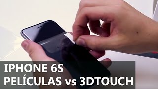 IPHONE 6S PELÍCULAS vs 3D TOUCH [upl. by Tengdin]