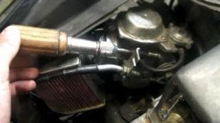 ScooterMoped Carburetor Adjustment [upl. by Jeremie]