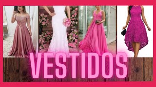 10 modelos de VESTIDOS ELEGANTES para Festas que são tendências em 2022 [upl. by Arocahs489]