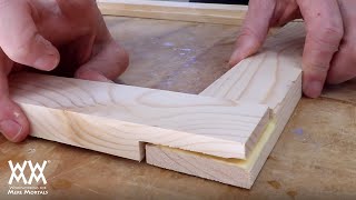 How to make simple frame and panel cabinet doors No router or pocket screws needed [upl. by Damicke]