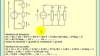 Tutorial di Elettrotecnica i partitori di tensione e di corrente  Lezione 3 [upl. by Ecniuq]