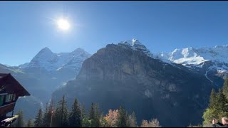 Mürren Switzerland  Rick Steves Mürren Walk  Interlaken amp Lauterbrunnen Jungfrau Region of Alps [upl. by Tare]