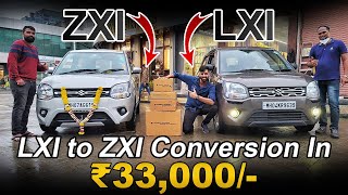 WAGONR LXI TO ZXI MODIFIED IN 33333BEFORE AFTER LOOK EXCLUSIVE📞83691 21505 📞9820833594 [upl. by Mosi]