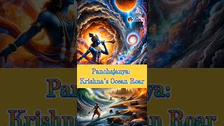 🌊 Panchajanya Krishna’s Ocean Roar 🌀🎺 astrology universe bhagavadgitawisdom [upl. by Sarazen]