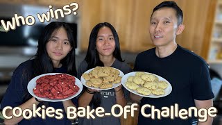 Janet vs Kate vs Tad Cookie BakeOff Competition [upl. by Aitret]