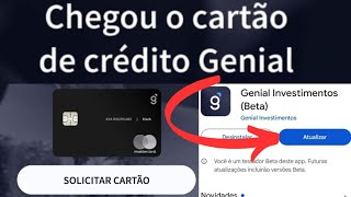 NOVA ATUALIZAÇÃO GENIAL INVESTIMENTOS CARTÃO DE CRÉDITO VINCULADO AO CDB AI DERRETER 💣 [upl. by Ydeh510]