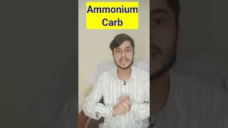 Ammonium Carb Homeopathic Medicine shorts youtubeshorts [upl. by Alahcim]