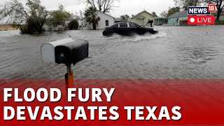 Texas News Live  Texas Town Underwater As Boats Rescue Residents Trapped In Homes  USA News [upl. by Iemaj]