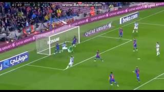 Inigo Martinez Goal Real Sociedad vs Barcelona 12 April 2017 [upl. by Ainel]