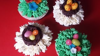 Cupcakes  festliches zu Ostern oder zum Frühlingsanfang [upl. by Alliber925]