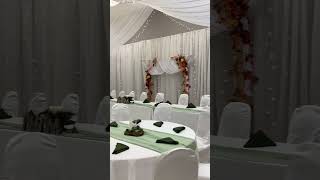 Tent Ceiling Canopy amp Fairy lights short Christines wedding [upl. by Oirasor]