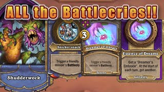 The “Dream” Shudderwock setup in Hearthstone Battlegrounds [upl. by Asaeret505]