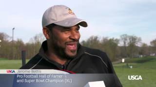 US Open Media Day Roethlisberger Bettis Tackle Oakmont [upl. by Jere]