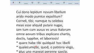 Catullus Hendecasyllabic Meter Lecture 05 of 05 [upl. by Stranger]