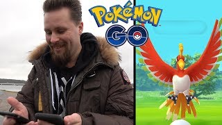 JAG FÅNGAR LEGENDARY HOOH  POKEMON GO RAIDS [upl. by Eelanaj]