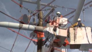 Power Pole Work Part 1 [upl. by Names]