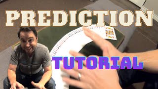 Card Trick Prediction That Will Blow Your Friends Minds TUTORIAL [upl. by Hyozo]