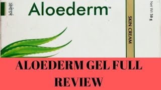 ALOEDERM CREAM FULL REVIEW BEST CREAM FOR DRY SKIN [upl. by Ecarg]