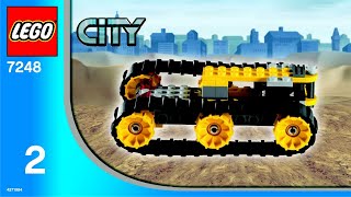 LEGO instructions  City  Construction  7248  Digger Book 2 [upl. by Neelyar]