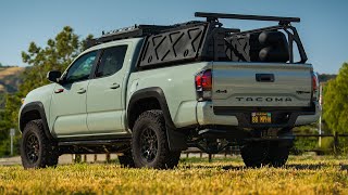 The Best Overlanding Bed Rack For Your Truck  Tacoma Gladiator Raptor  Leitner Designs ACS Forged [upl. by Eseyt11]