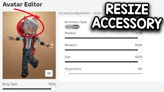 Roblox RELEASED The Resize Accessory Update [upl. by Laurin]