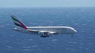 Airbus A380 windsurfing in Nice Baie des Anges [upl. by Trini695]