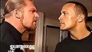 The Rock And Triple H Backstage Before The Royal Rumble 2002 [upl. by Uol]