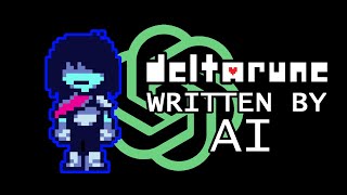 DELTARUNE WRITTEN BY AI [upl. by Notlrac]