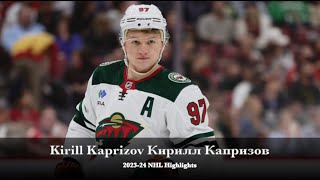 Kirill Kaprizov Кирилл Капризов  202324 NHL Season Highlights [upl. by Kerrill]