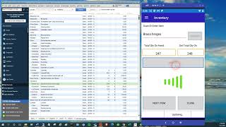 Android Mobile app Demo Count QuickBooks Inventory [upl. by Anirt]